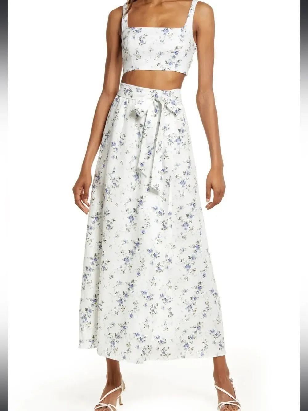 Reformation Palm Linen Two Piece (Madeline)